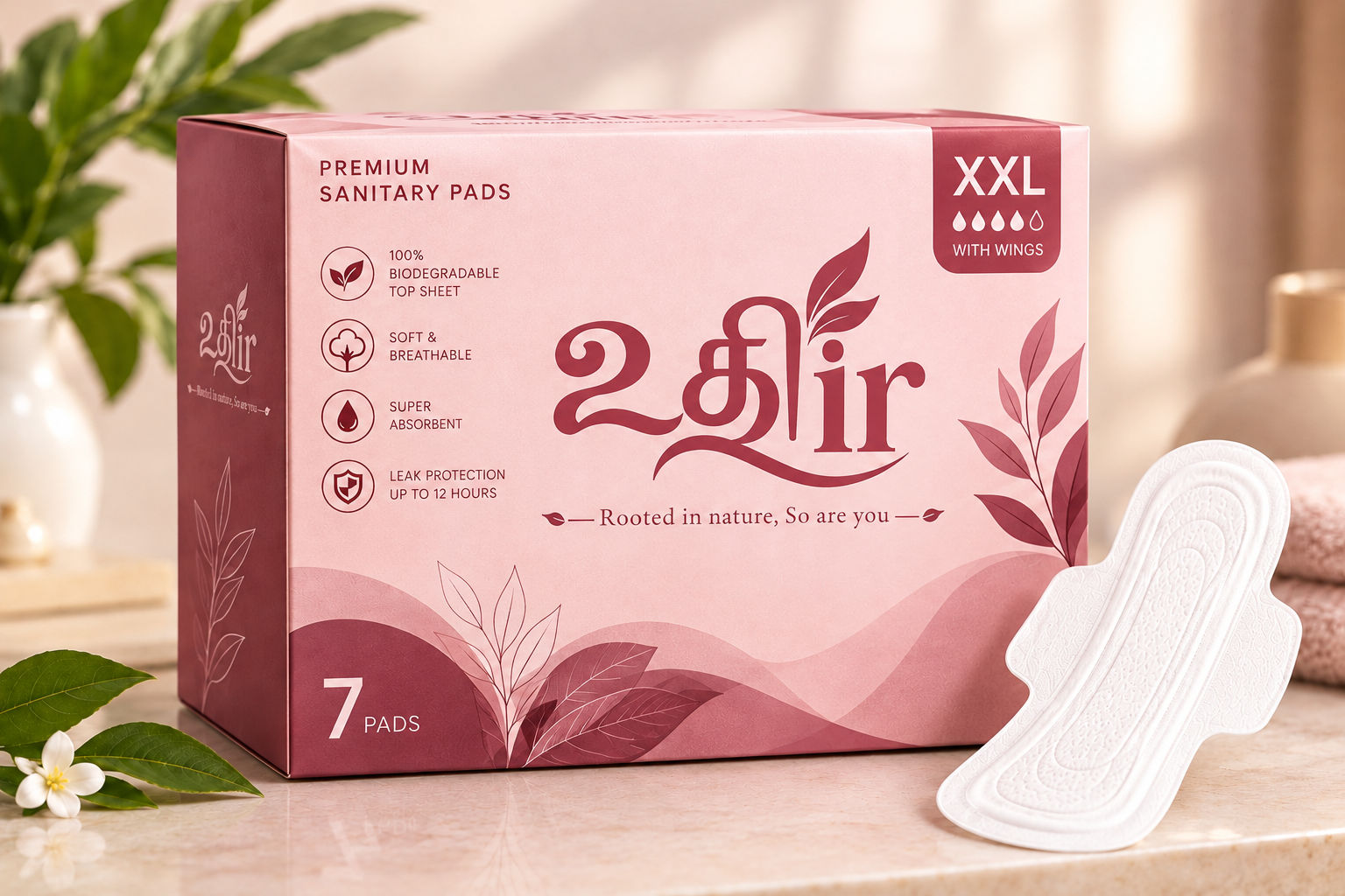 UTHIR double extra-large sanitary pad pack